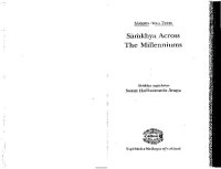 cover of the book Samkhya Across The Millenniums