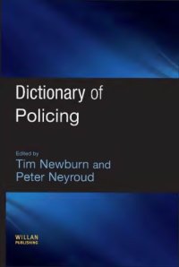 cover of the book Dictionary of Policing