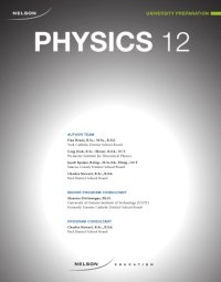 cover of the book Nelson Physics 12 : university preparation