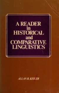 cover of the book A Reader in Historical and Comparative Linguistics