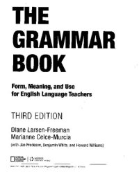 cover of the book The Grammar Book - Form, Meaning and Use for English Language Teachers (Properly Bookmarked)