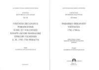 cover of the book Pabaisko dekanato vizitacija 1782-1784 m. atlikta Vilniaus vyskupo Ignoto Jokūbo Masalskio parėdymu = Visitatio decanatus Pobojscensis iussu et voluntate Ignatii Jacobi Massalski episcopi Vilnensis A.D. 1782-1784 peracta