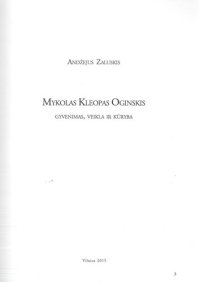 cover of the book Mykolas Kleopas Oginskis