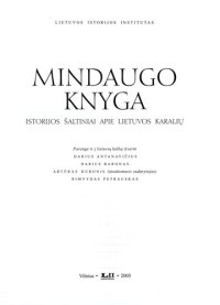 cover of the book Mindaugo knyga : istorijos šaltiniai apie Lietuvos karalių