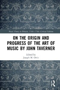 cover of the book On the Origin and Progress of the Art of Music by John Taverner