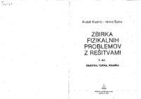 cover of the book Zbirka fizikalnih problemov z rešitvami. 2. del: Elektrika, optika, atomika