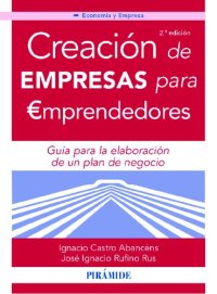 cover of the book Creación de empresas para €mprendedores