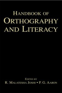 cover of the book Handbook of Orthography and Literacy