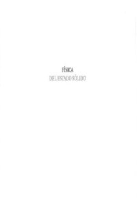 cover of the book Física del Estado Sólido