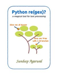 cover of the book Python re(gex)? a magical tool for text processing