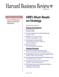 cover of the book HBR's 10 Must Reads On Strategy