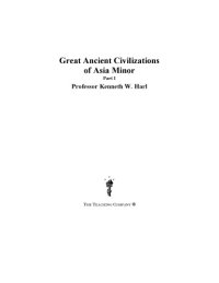 cover of the book Great ancient civilizations of Asia Minor