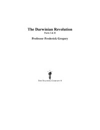 cover of the book The Darwinian revolution. Part 2 of 2