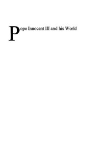 cover of the book Pope Innocent III and his World