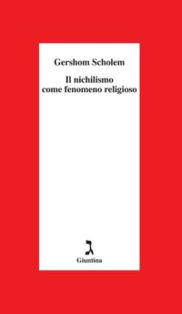 cover of the book Il nichilismo come fenomeno religioso