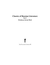 cover of the book Classics of Russian literature