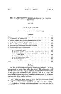 cover of the book THE POLYTOPES WITH REGULAR-PRISMATIC VERTEX FIGURES