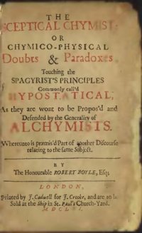 cover of the book Robert Boyle's Sceptical chymist