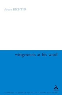 cover of the book Wittgenstein At His Word