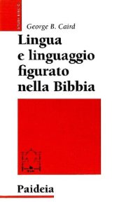 cover of the book Lingua e linguaggio figurato nella Bibbia