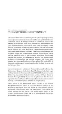 cover of the book The Cambridge Companion to the Scottish Enlightenment