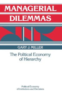 cover of the book Managerial Dilemmas The Political Economy of Hierarchy (1992)