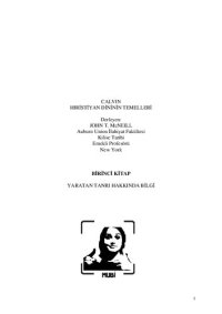 cover of the book Hristiyan İnancının Temelleri 1: Yaratan Tanrı Hakkında Bilgi