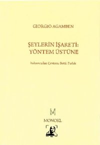 cover of the book Şeylerin İşareti: Yöntem Üstüne