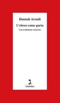 cover of the book L’ebreo come paria (Giuntina)