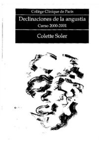 cover of the book Declinaciones de la angustia: Curso 2000-2001