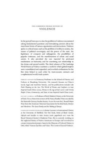 cover of the book The Cambridge World History of Violence: Volume 3