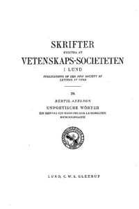 cover of the book Unpoetische Wörter : ein Beitrag zur Kenntnis der lateinischen Dichtersprache