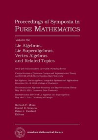 cover of the book Lie Algebras, Lie Superalgebras, Vertex Algebras and Related Topics