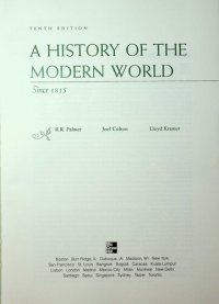 cover of the book A History of the Modern World since 1815