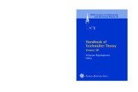 cover of the book Handbook of Teichmüller Theory, Volume VII