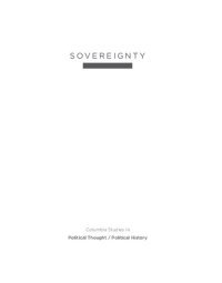 cover of the book Sovereignty: The Origin and Future of a Political Concept