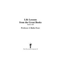 cover of the book Life lessons from the great books