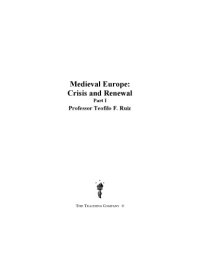 cover of the book Medieval Europe. Part 2 of 2 : crisis and renewal