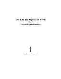 cover of the book The life and operas of Verdi