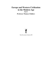 cover of the book Europe and Western civilization in the modern age