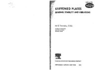 cover of the book Stiffened Plates - Bending stability and vibrations