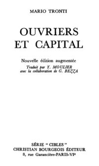 cover of the book Ouvriers et capital : nouv ed augm.