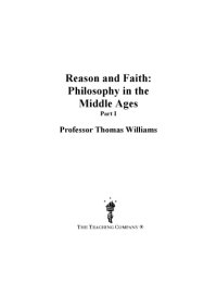 cover of the book Reason and faith : philosophy in the Middle Ages