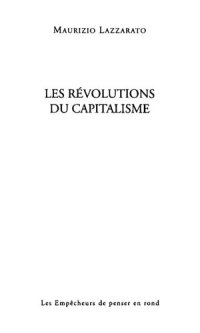 cover of the book Les révolutions du capitalisme