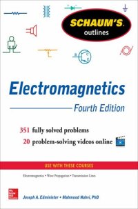 cover of the book Schaum's Outline of Electromagnetics