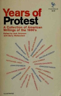 cover of the book Years of protest : a collection of American writings of the 1930’s