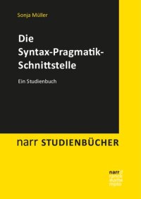 cover of the book Die Syntax Pragmatik Schnittstelle