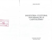 cover of the book Indústria Cultural, Informação e Capitalismo