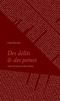 cover of the book Des délits et des peines