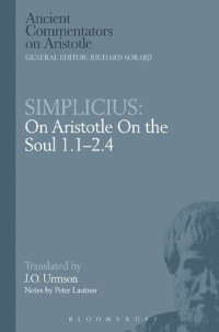 cover of the book Simplicius: On Aristotle On the Soul 1.1-2.4